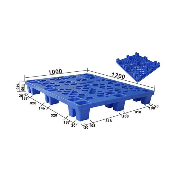 ZJ1210-145網(wǎng)格開(kāi)叉腳型塑料托盤