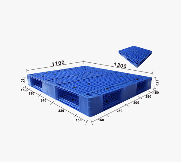 ZJ1311-150網(wǎng)格雙面型塑料托盤